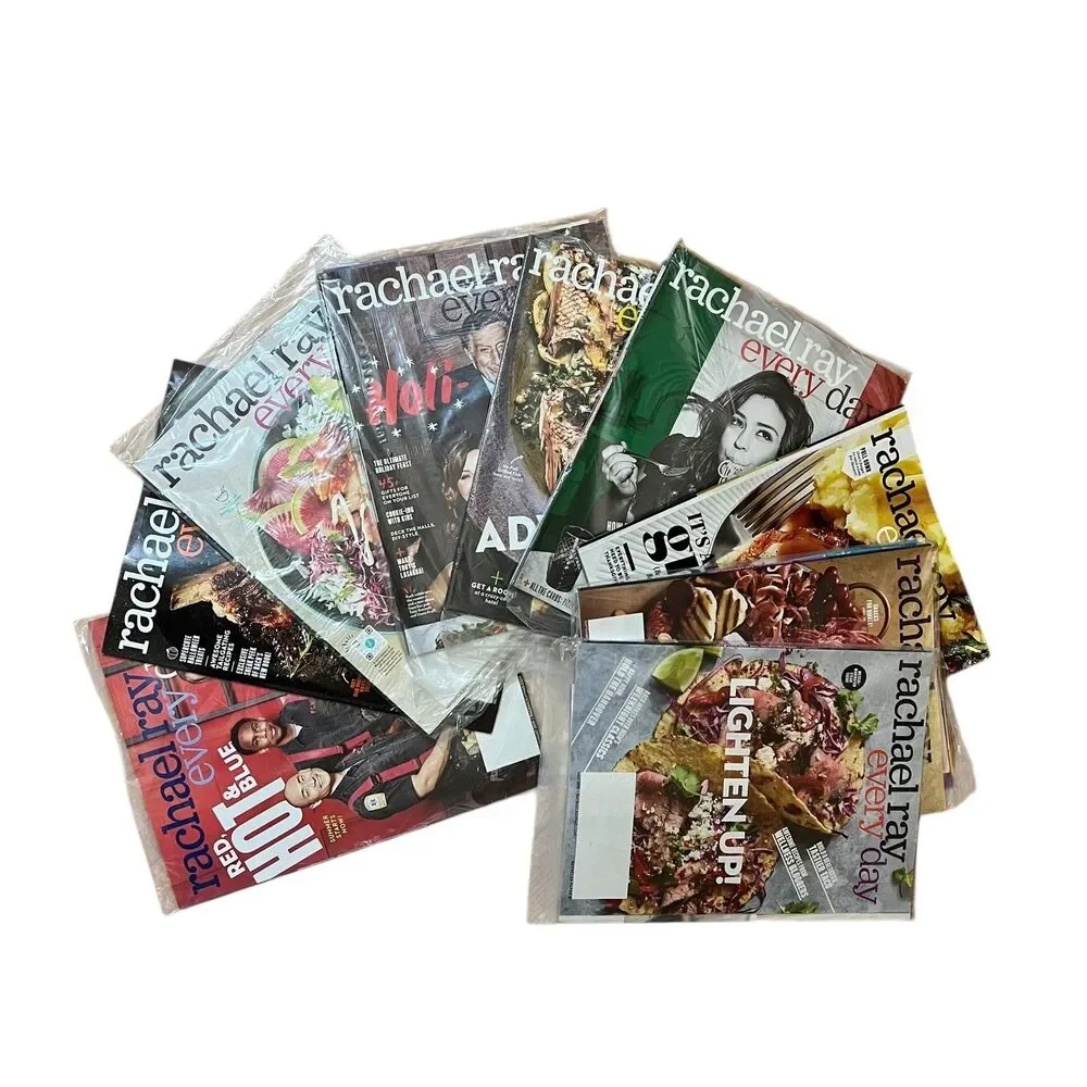 Rachael Ray Every Day Magazine Lot Of 10 Cooking Recipes Food Lifestyle Issues